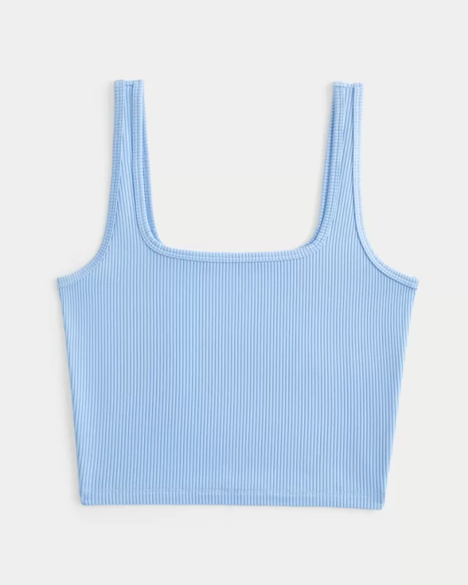Ribbed Seamless Fabric Tank,Ribbed Seamless Fabric Tank