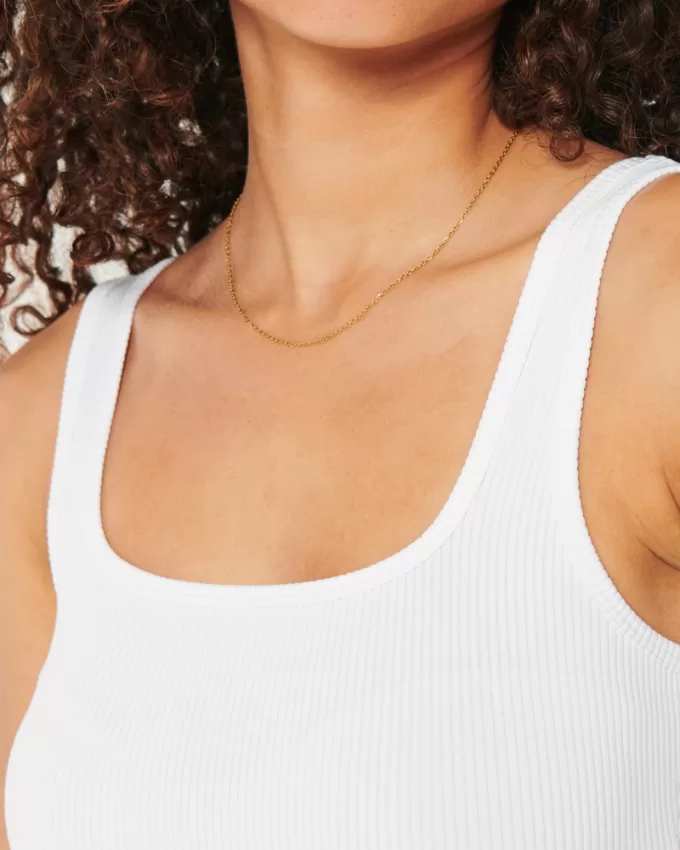 Ribbed Seamless Fabric Tank,Ribbed Seamless Fabric Tank