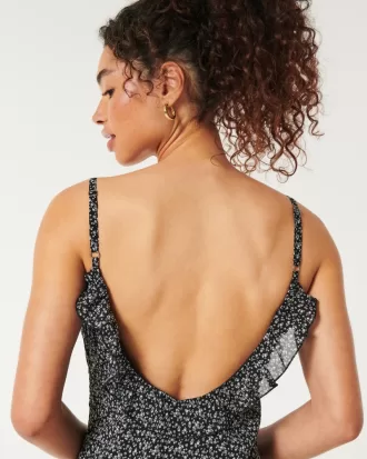 Ruffle Chiffon Mini Dress,Ruffle Chiffon Mini Dress