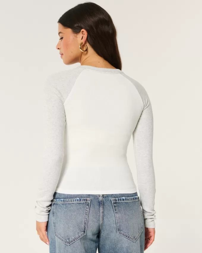 San Francisco Graphic Notch-Neck Baby Tee,San Francisco Graphic Notch-Neck Baby Tee