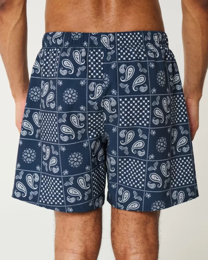 Seersucker Guard Swim Trunks 6″,Seersucker Guard Swim Trunks 6″