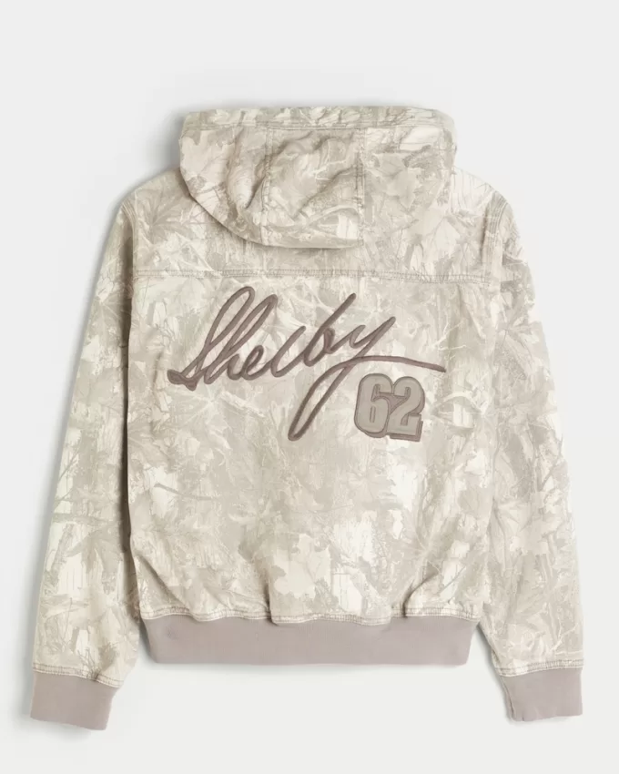 Shelby Graphic Zip-Up Hoodie Jacket,Shelby Graphic Zip-Up Hoodie Jacket