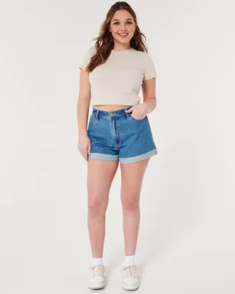 Short-Sleeve Crew Baby Tee,Short-Sleeve Crew Baby Tee