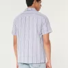 Short-Sleeve Striped Shirt,Short-Sleeve Striped Shirt