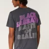 Shrunken Black Sabbath Graphic Tee,Shrunken Black Sabbath Graphic Tee