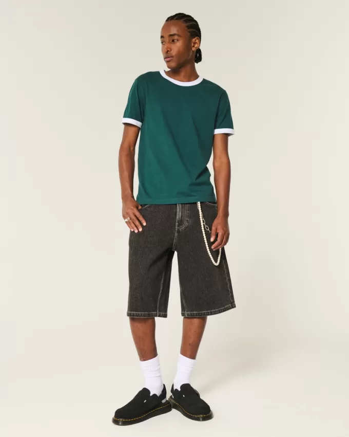 Shrunken Ringer Tee,Shrunken Ringer Tee