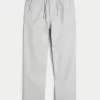 Slim Straight Linen-Blend Pull-On Pants,Slim Straight Linen-Blend Pull-On Pants
