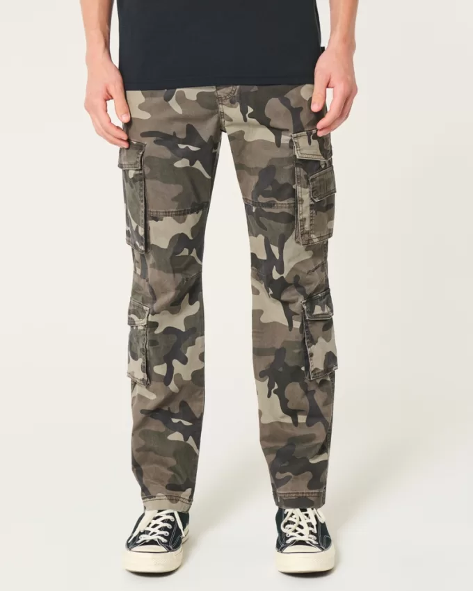 Slim Straight Pull-On 4-Pocket Cargo Pants,Slim Straight Pull-On 4-Pocket Cargo Pants