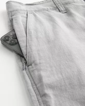 Slim Straight Stretch Linen-Blend Pants,Slim Straight Stretch Linen-Blend Pants