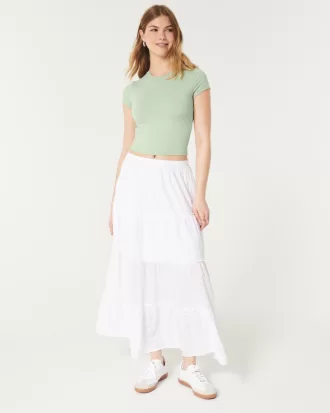 Soft Stretch Seamless Fabric Crew Baby Tee,Soft Stretch Seamless Fabric Crew Baby Tee