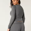 Soft Stretch Seamless Fabric Long-Sleeve Crew Top,Soft Stretch Seamless Fabric Long-Sleeve Crew Top