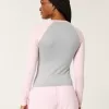 Soft Stretch Seamless Fabric Long-Sleeve Crew Top,Soft Stretch Seamless Fabric Long-Sleeve Crew Top