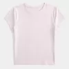 Soft Stretch Seamless Fabric Longline Baby Tee,Soft Stretch Seamless Fabric Longline Baby Tee