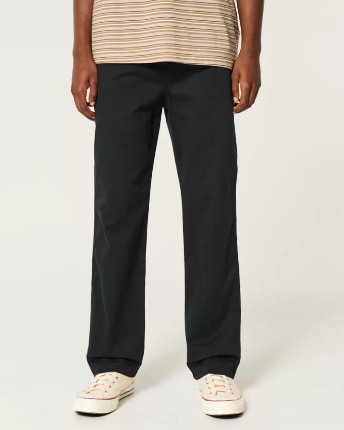 Straight Pull-On Pants,Straight Pull-On Pants