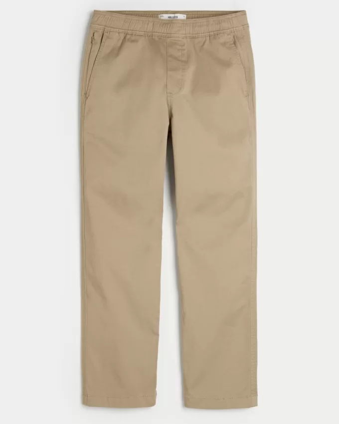 Straight Pull-On Pants,Straight Pull-On Pants