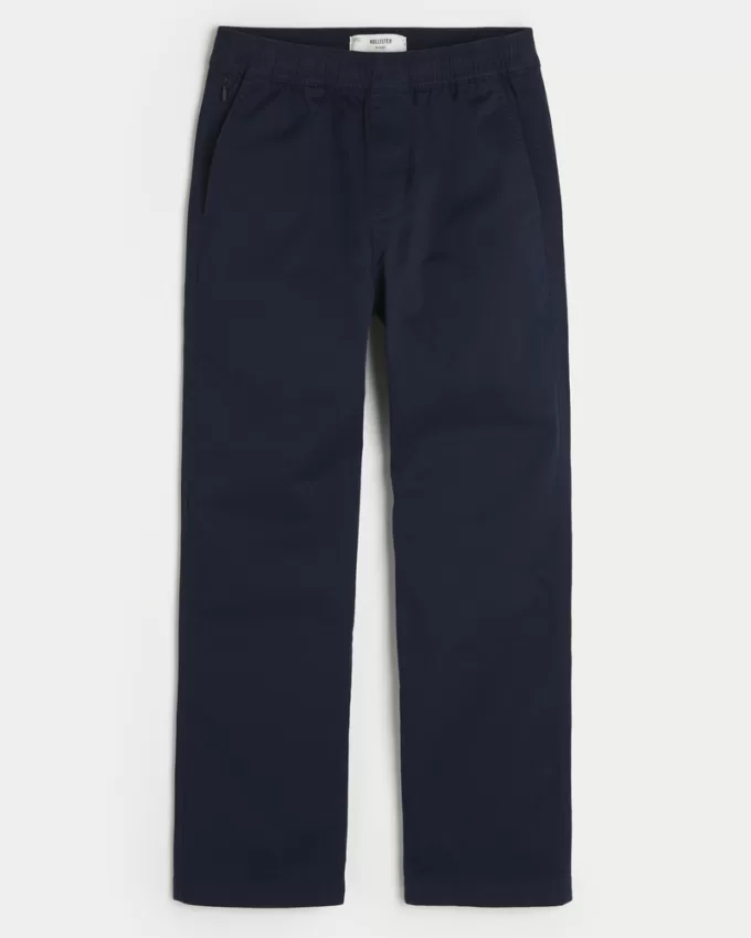 Straight Pull-On Pants,Straight Pull-On Pants