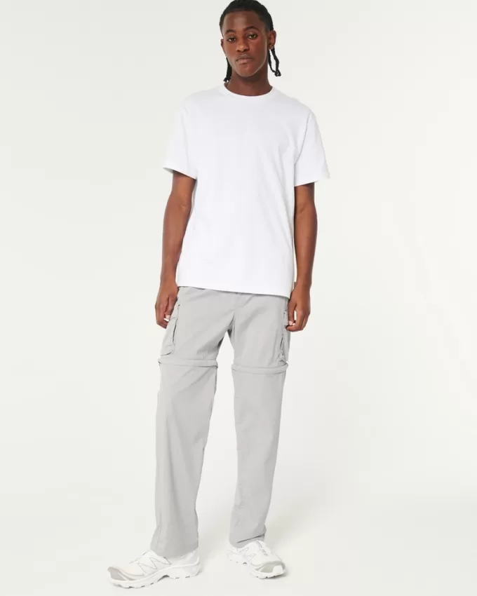 Straight Zip-Off Cargo Pants,Straight Zip-Off Cargo Pants