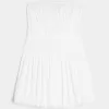 Strapless Bubble Mini Dress,Strapless Bubble Mini Dress