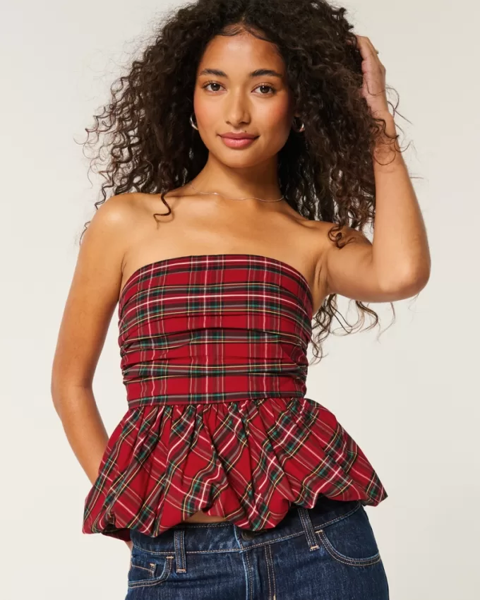 Strapless Bubble Top,Strapless Bubble Top