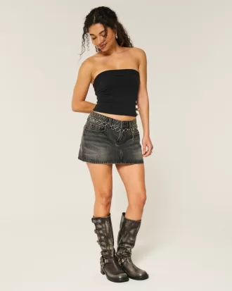 Strapless Foldover Tube Top,Strapless Foldover Tube Top