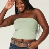 Strapless Foldover Tube Top,Strapless Foldover Tube Top