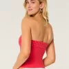 Strapless Reversible Foldover Tube Top,Strapless Reversible Foldover Tube Top
