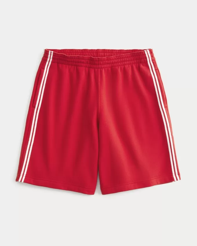 Striped Fleece Short,Striped Fleece Short