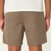 Textured Cotton Pull-On Shorts,Textured Cotton Pull-On Shorts Textured Cotton Pull-On Shorts,Textured Cotton Pull-On Shorts