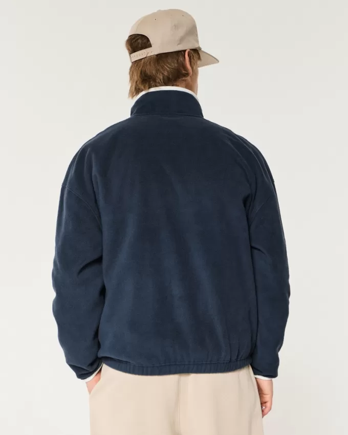 Thermal Fleece Mock-Neck Sweatshirt,Thermal Fleece Mock-Neck Sweatshirt