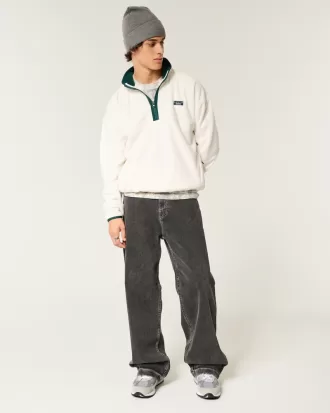 Thermal Fleece Mock-Neck Sweatshirt,Thermal Fleece Mock-Neck Sweatshirt