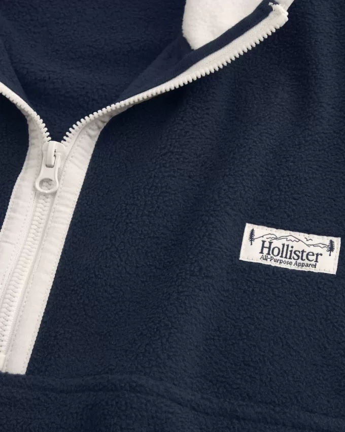 Thermal Fleece Mock-Neck Sweatshirt,Thermal Fleece Mock-Neck Sweatshirt