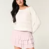Tiered Mini Skort,Tiered Mini Skort