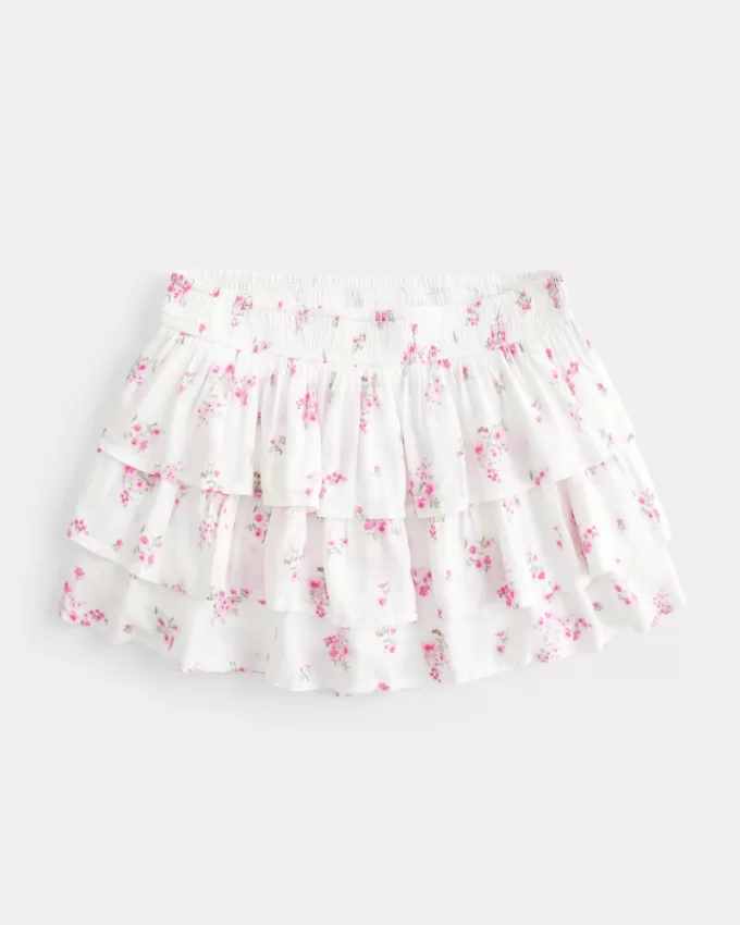 Tiered Mini Skort,Tiered Mini Skort
