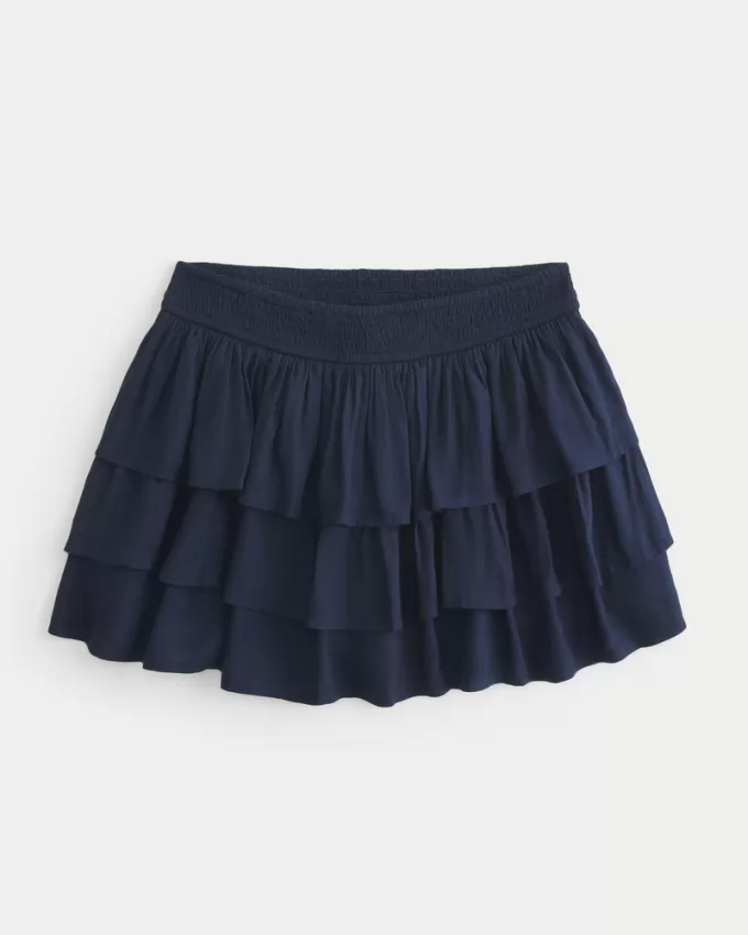 Tiered Mini Skort,Tiered Mini Skort
