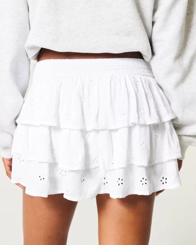 Tiered Mini Skort,Tiered Mini Skort