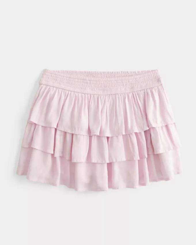 Tiered Mini Skort,Tiered Mini Skort