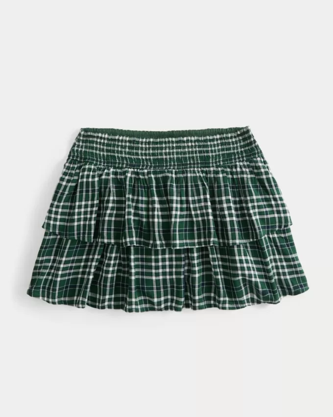 Tiered Mini Skort,Tiered Mini Skort