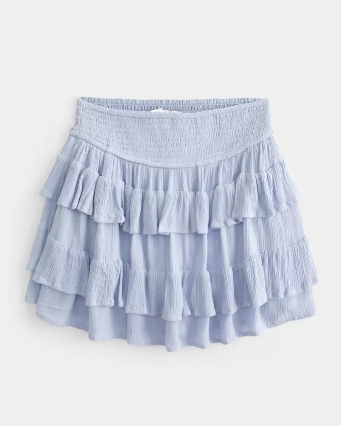 Tiered Mini Skort,Tiered Mini Skort