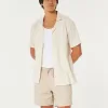 Twill Pull-On Shorts 7″,Twill Pull-On Shorts 7″