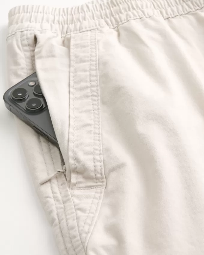 Twill Pull-On Shorts 7″,Twill Pull-On Shorts 7″