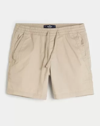 Twill Pull-On Shorts 7″,Twill Pull-On Shorts 7″