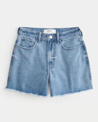 Ultra High-Rise Medium Wash 90s Denim Shorts 5″,Ultra High-Rise Medium Wash 90s Denim Shorts 5″