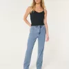 Ultra High-Rise Medium Wash 90s Straight Jeans,Ultra High-Rise Medium Wash 90s Straight Jeans