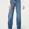Ultra High-Rise Medium Wash Dad Jeans,Ultra High-Rise Medium Wash Dad Jeans