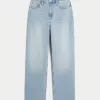 Ultra High-Rise Medium Wash Dad Jeans,Ultra High-Rise Medium Wash Dad Jeans