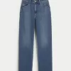 Ultra High-Rise Medium Wash Dad Jeans,Ultra High-Rise Medium Wash Dad Jeans