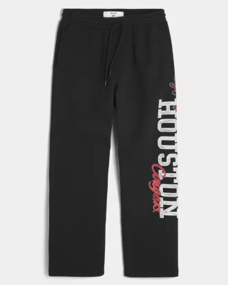 University of Houston Cougars Graphic Baggy Sweatpants,University of Houston Cougars Graphic Baggy Sweatpants