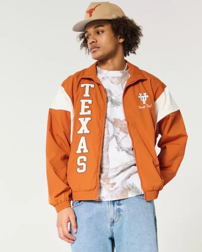 University of Texas Graphic Windbreaker Jacket,University of Texas Graphic Windbreaker Jacket