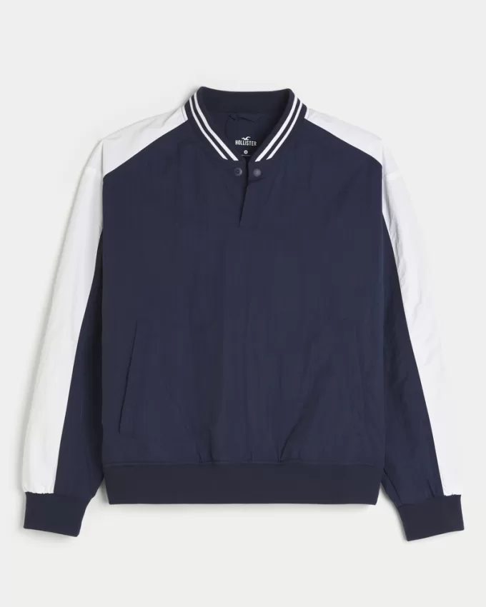 Varsity Popover Jacket,Varsity Popover Jacket