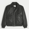 Vegan Leather Bomber Jacket,Vegan Leather Bomber Jacket
